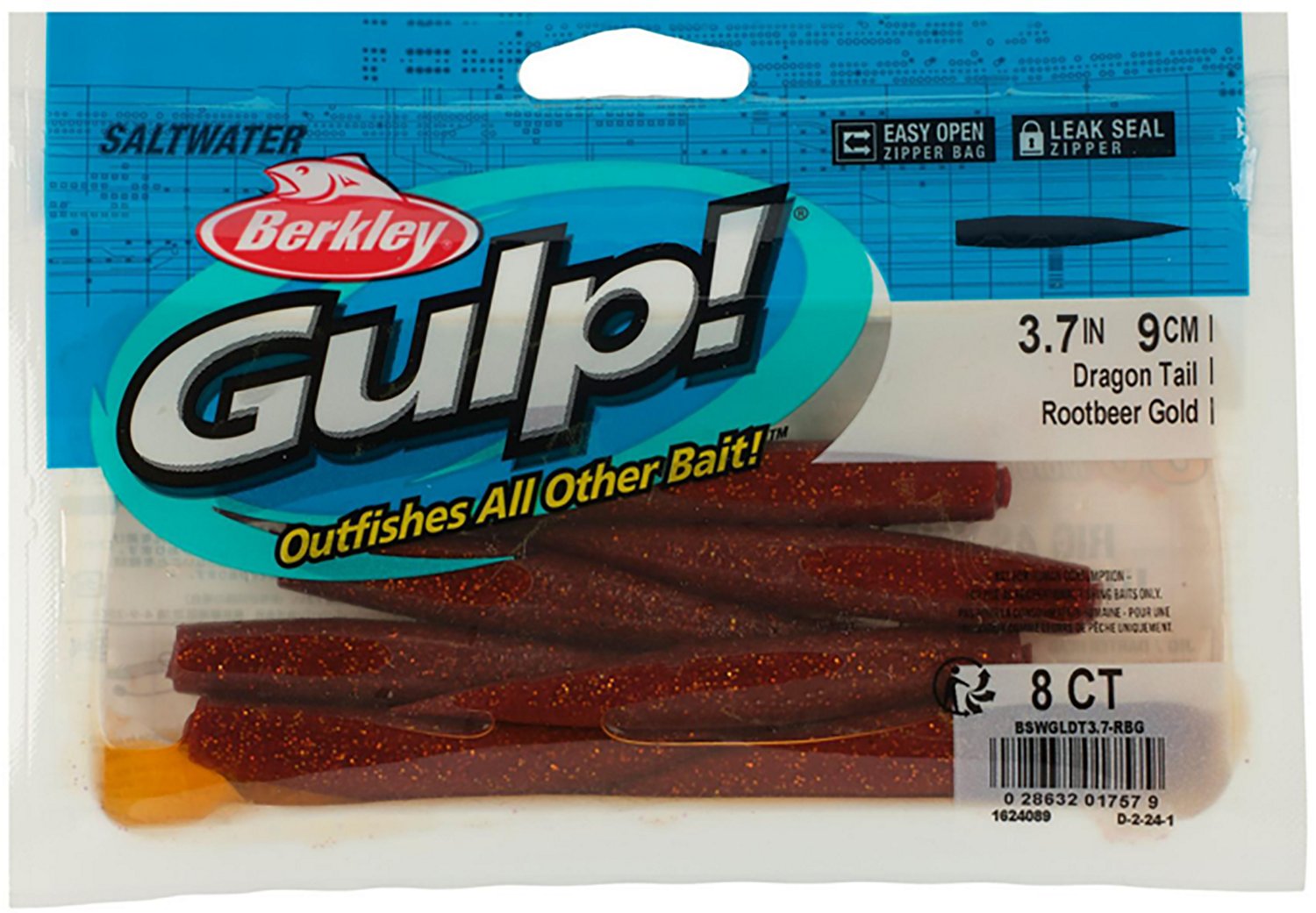 Berkley Gulp! Saltwater Dragon Tail 8-Pack                                                                                       - view number 2