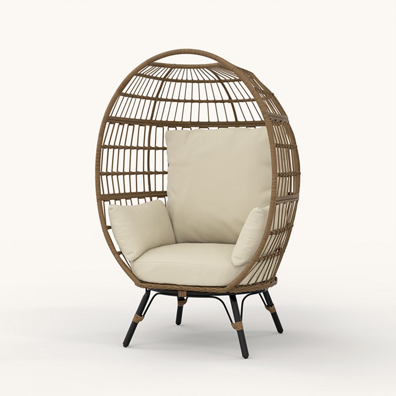 Mosaic Vanderwood Wicker Egg Chair Brown/Black - Patio Accessories/Heating at Academy Sports