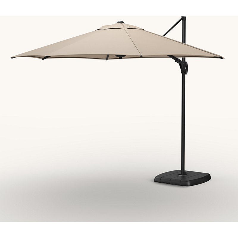 Mosaic Round Patio 10 ft Cantilever Umbrella with EZ Lever Beige/Black - Patio Accessories/Heating at Academy Sports