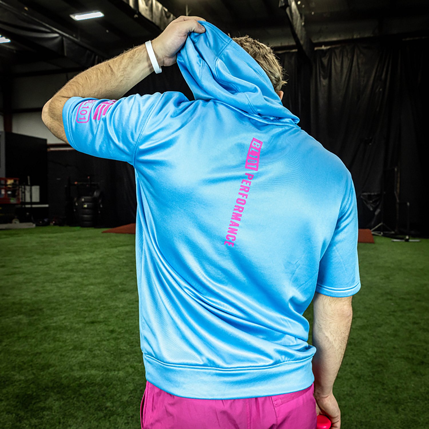 Baseball Lifestyle 101 Youth BSBL-SZN Short Sleeve Hoodie                                                                        - view number 4