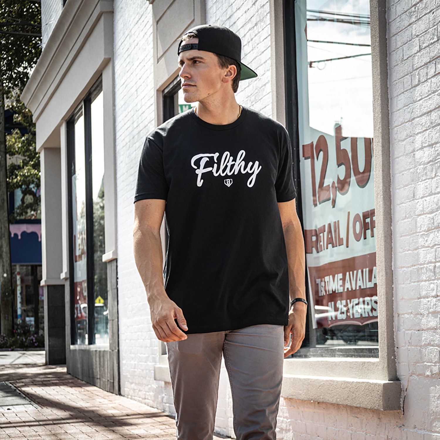 Baseball Lifestyle 101 Adult Filthy Graphic T-shirt                                                                              - view number 3