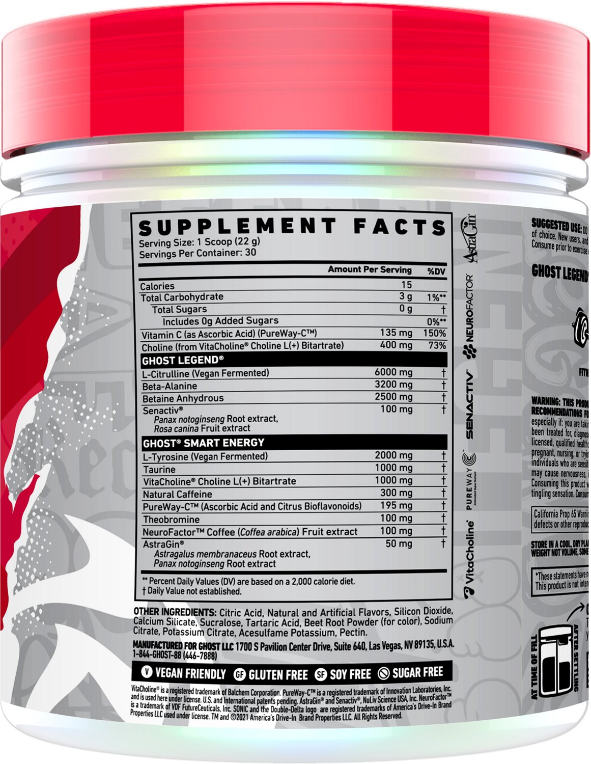 GHOST Legend V4 Pre-Workout Supplement                                                                                           - view number 2