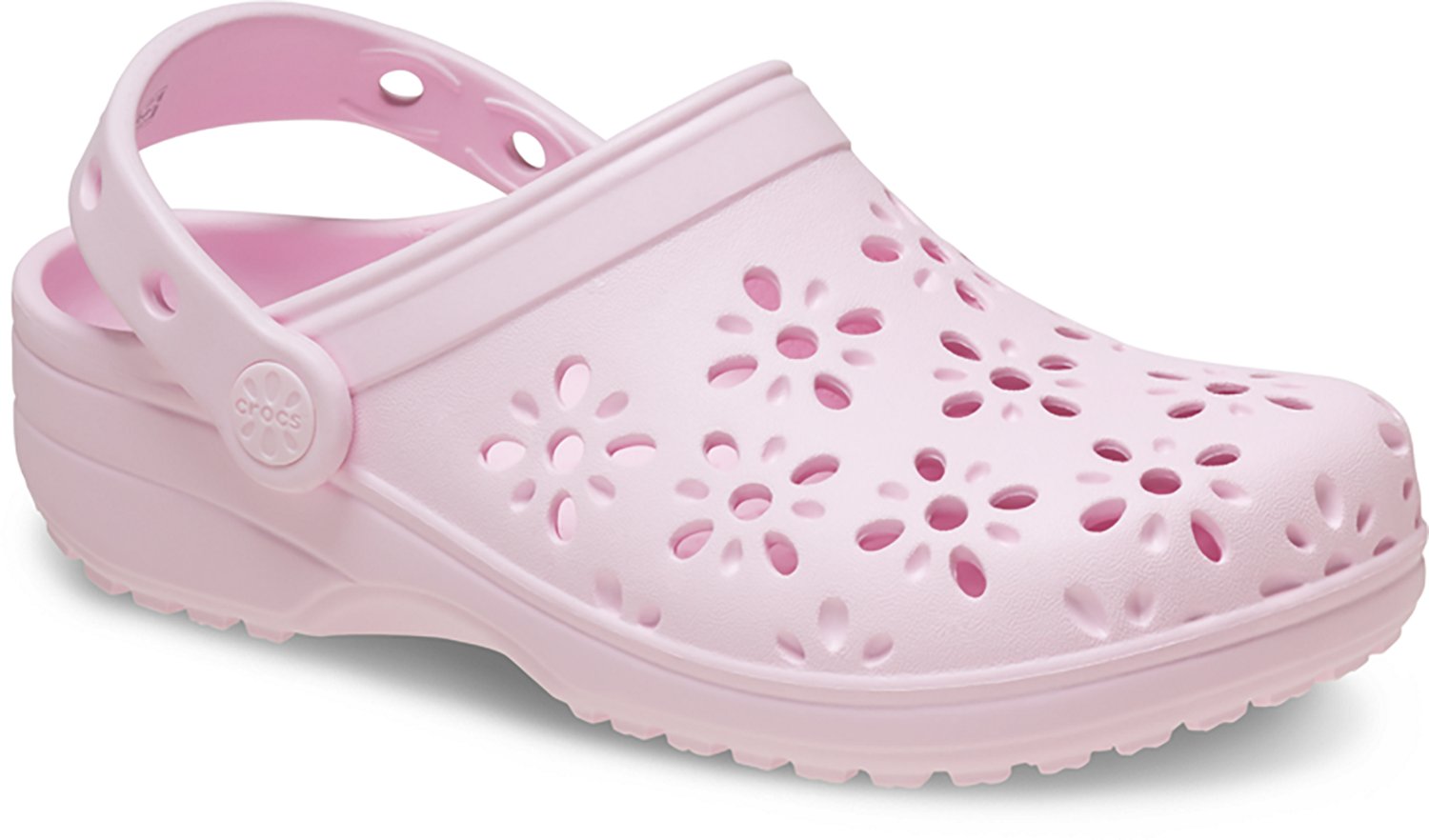 Crocs Kids' Classic Floral Cut Out Clog TD - view number 4