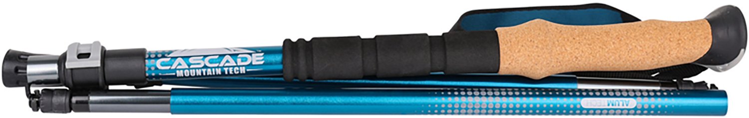 Cascade Mountain Tech Aluminum Folding Quick-Lock Trekking Poles with Cork Grip                                                  - view number 2