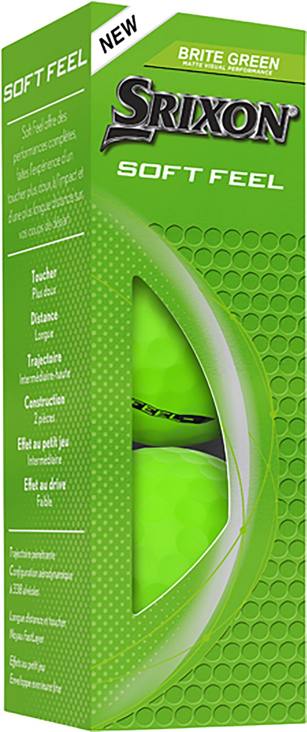 SRIXON Soft Feel Brite Green Golf Balls 12-Pack - view number 2