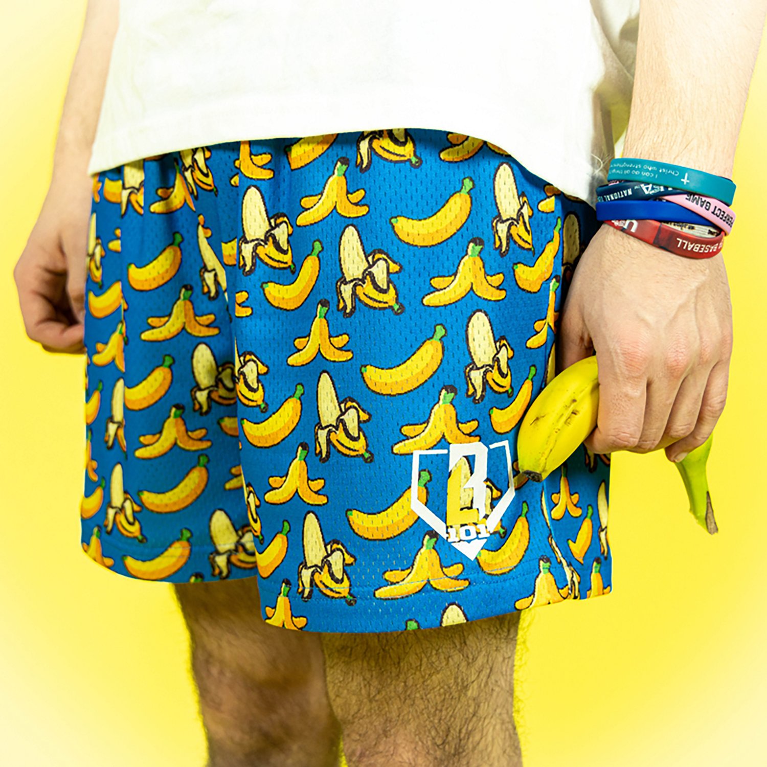 Baseball Lifestyle 101 Youth Banana Shorts 5 in                                                                                  - view number 3