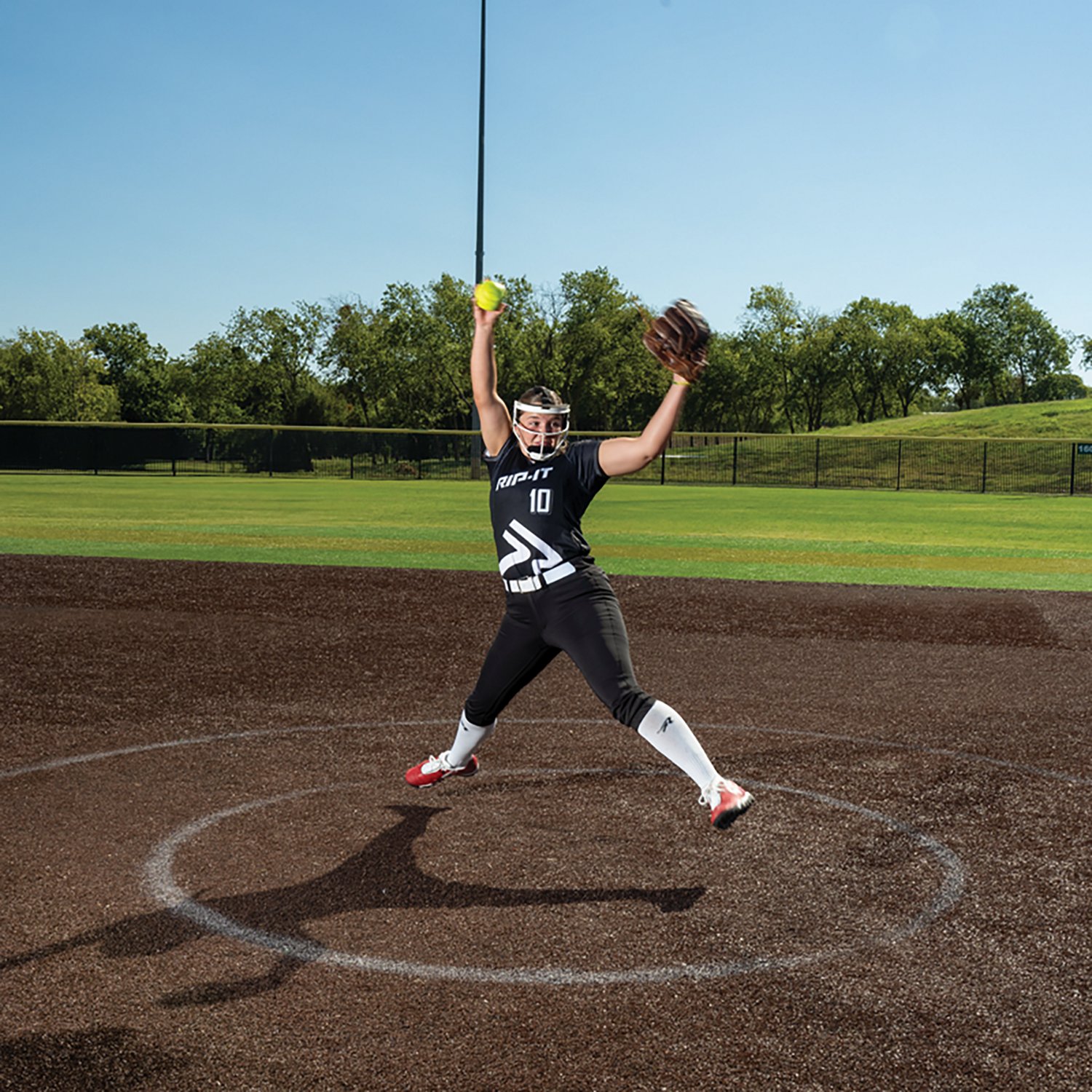 RIP-IT Girls' Original Defense Pro Matte Softball Fielder's Mask - view number 2