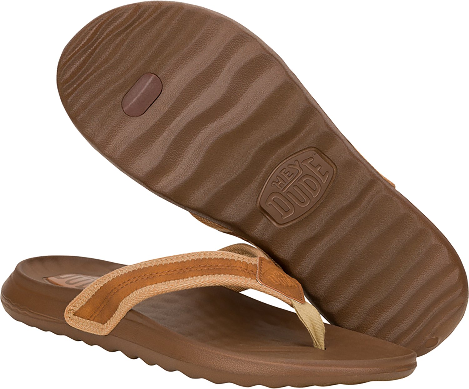 HEYDUDE Men's Myers Classic Flip-Flops                                                                                           - view number 4