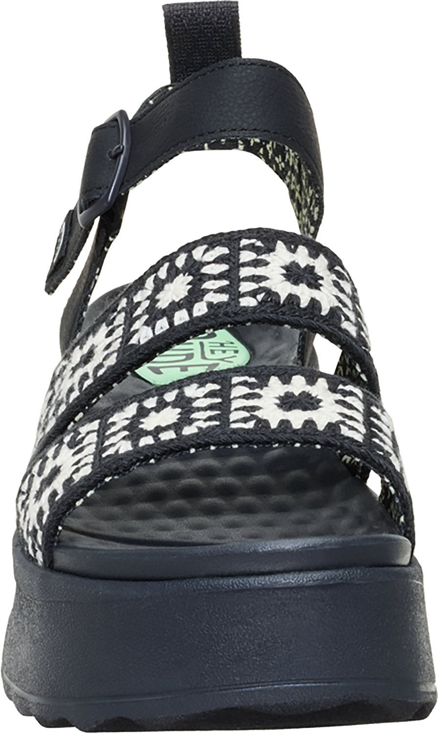 Hey Dude Women's Delray Buckle Cottage Crochet Sandals                                                                           - view number 6