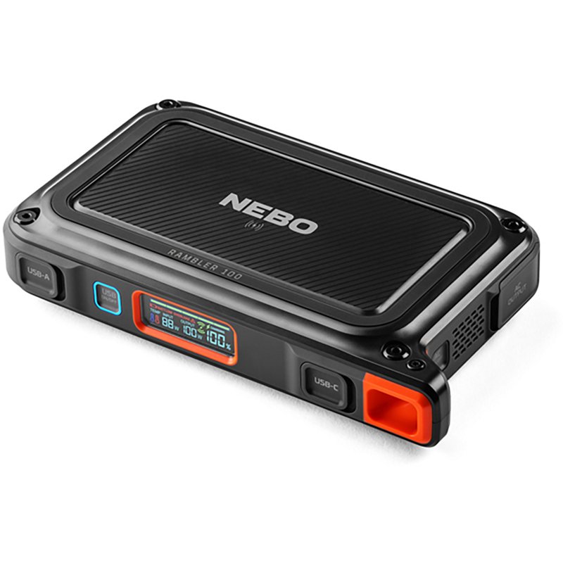 NEBO Rambler 100W Power Station Grey - Camping Appliances at Academy Sports