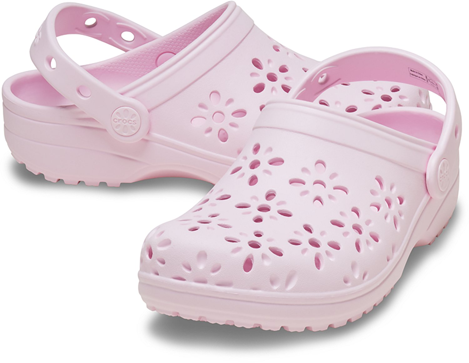 Crocs Kids' Classic Floral Cut Out Clog TD - view number 3