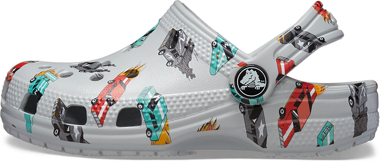 Crocs Kids' Classic Race Cars Graphic Clog TD