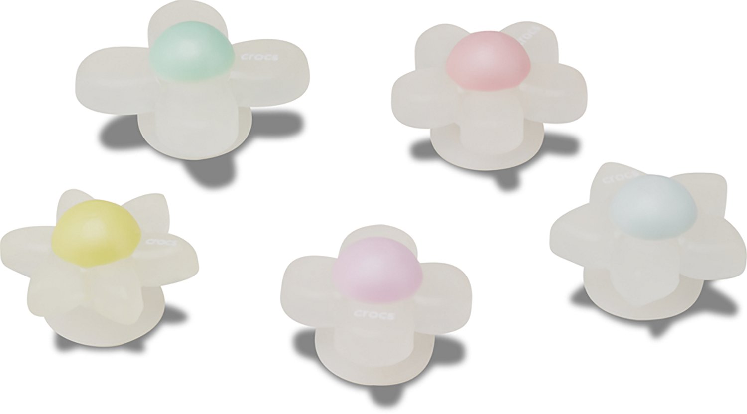 Crocs Jibbitz Iridescent Flowers 5-Pack                                                                                          - view number 2