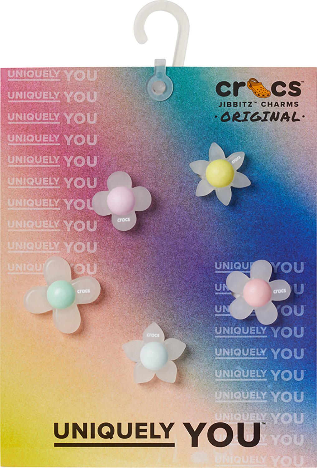 Crocs Jibbitz Iridescent Flowers 5-Pack