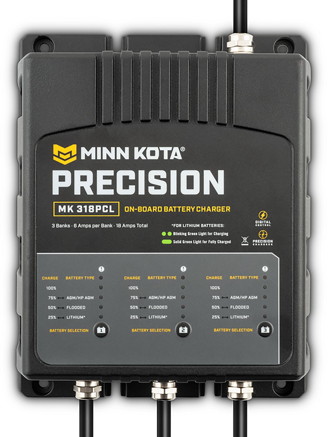 Minn Kota MK-318 PCL On-Board Precision Digital Charger                                                                          - view number 2