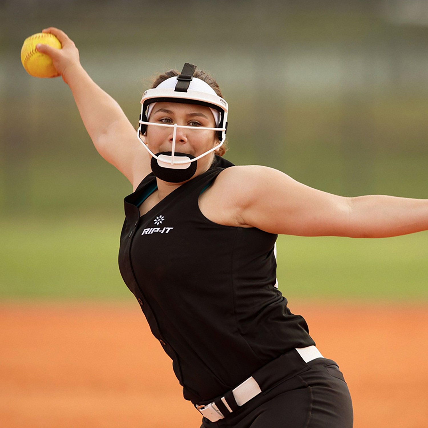 RIP-IT Women's Original Defense Pro Matte Softball Fielder's Mask - view number 2