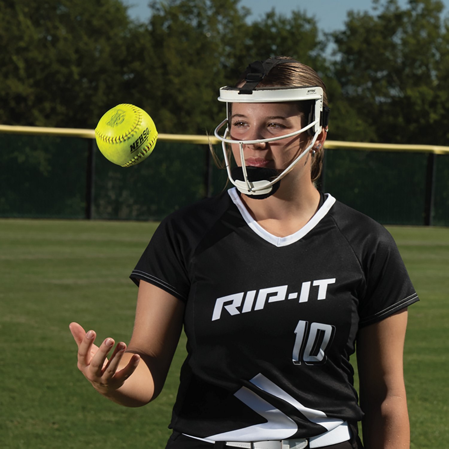 RIP-IT Women's Original Defense Pro Matte Softball Fielder's Mask - view number 2