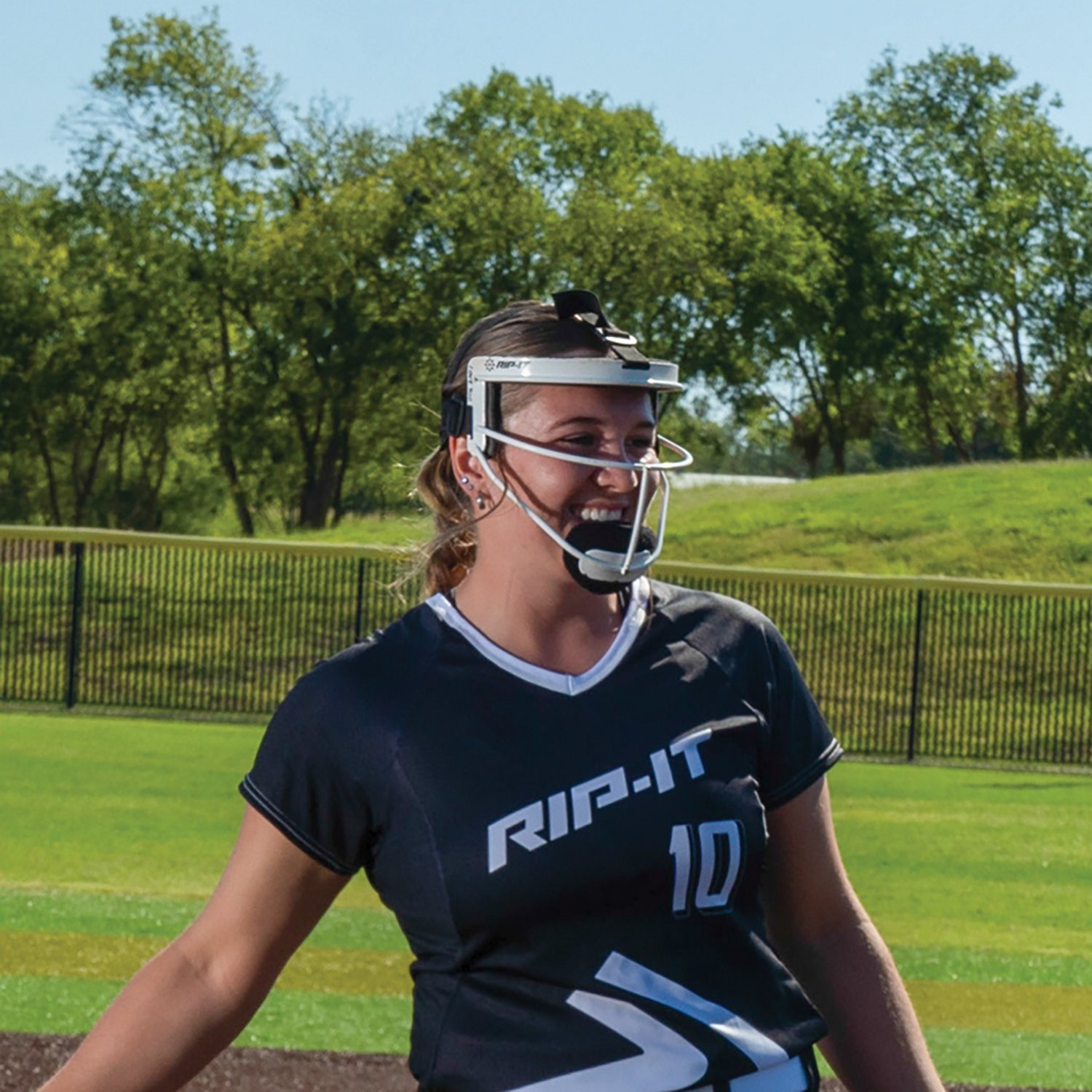 RIP-IT Girls' Original Defense Pro Matte Softball Fielder's Mask - view number 2