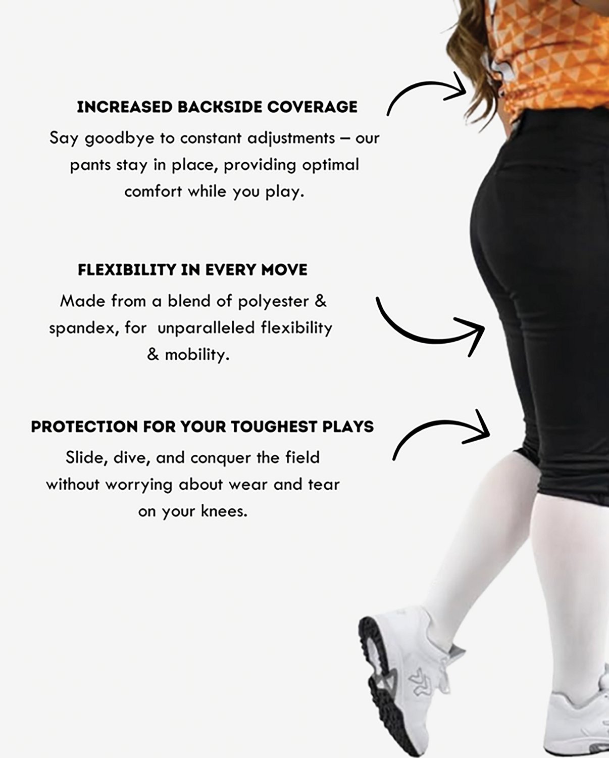 RIP-IT Girls' Revolution Athletic Softball Pants                                                                                 - view number 2