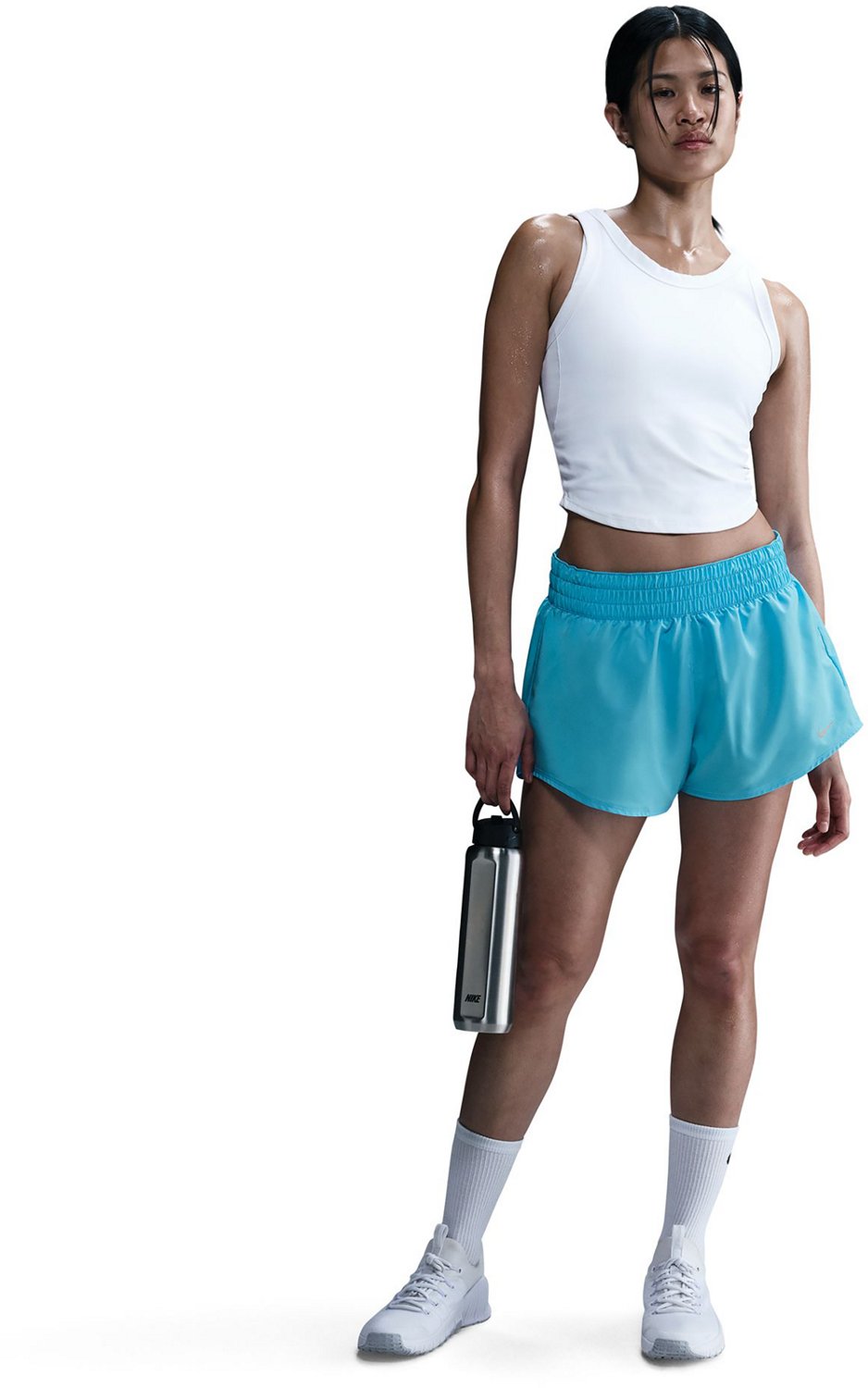 Nike Women's One Dri-FIT Mid-Rise Shorts 3in - view number 1