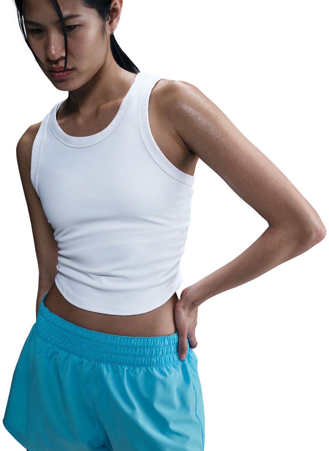 Nike Women's One Dri-FIT Mid-Rise Shorts 3in - view number 3
