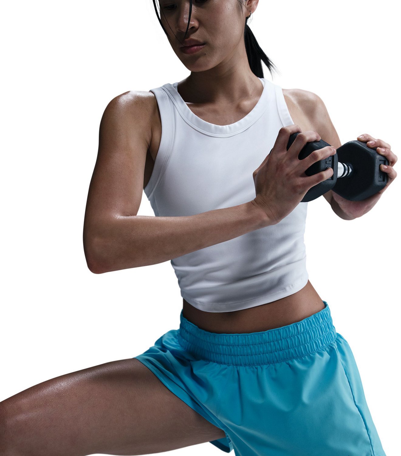 Nike Women's One Dri-FIT Mid-Rise Shorts 3in - view number 4