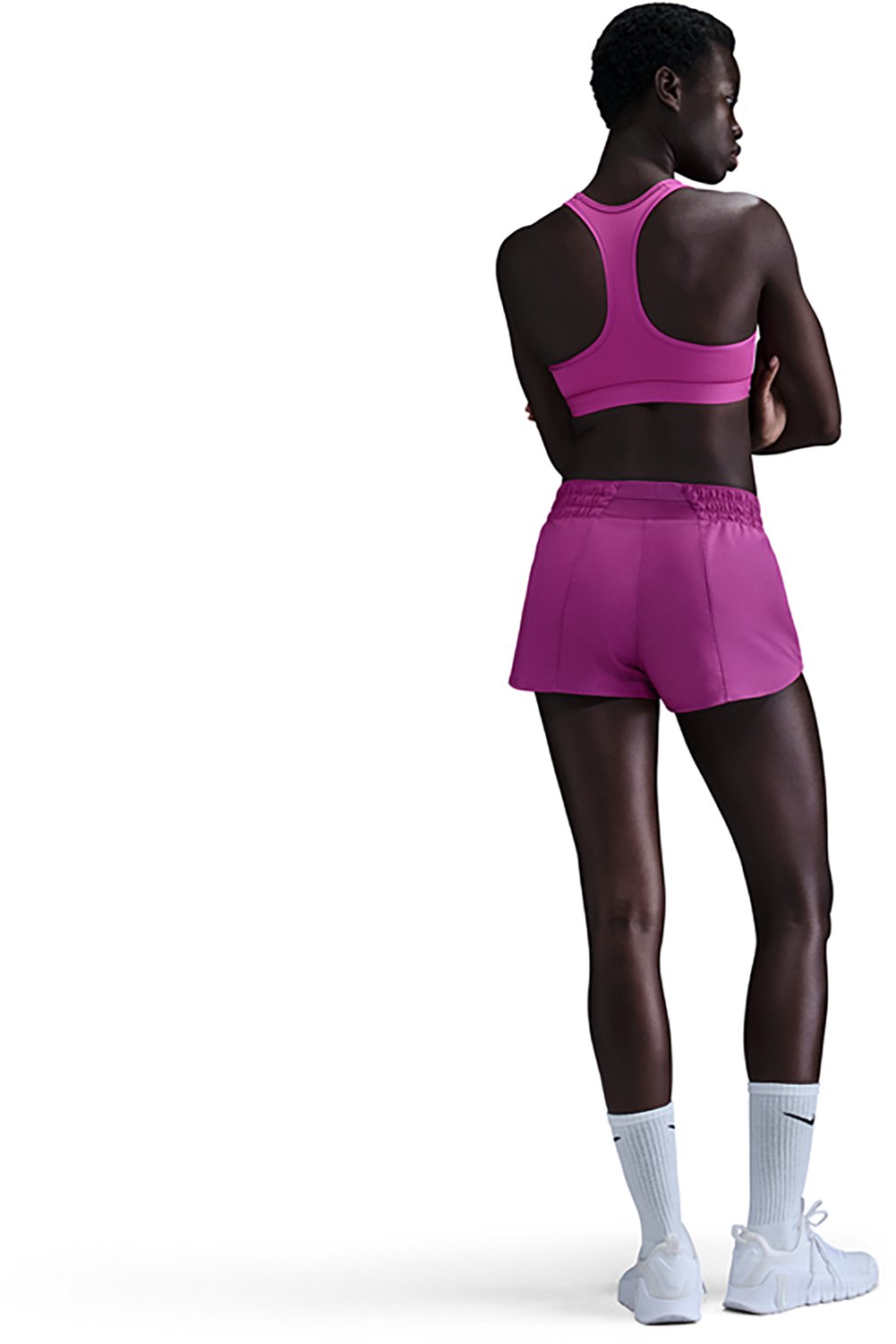 Nike Women's One Dri-FIT Mid-Rise Shorts 3in - view number 2