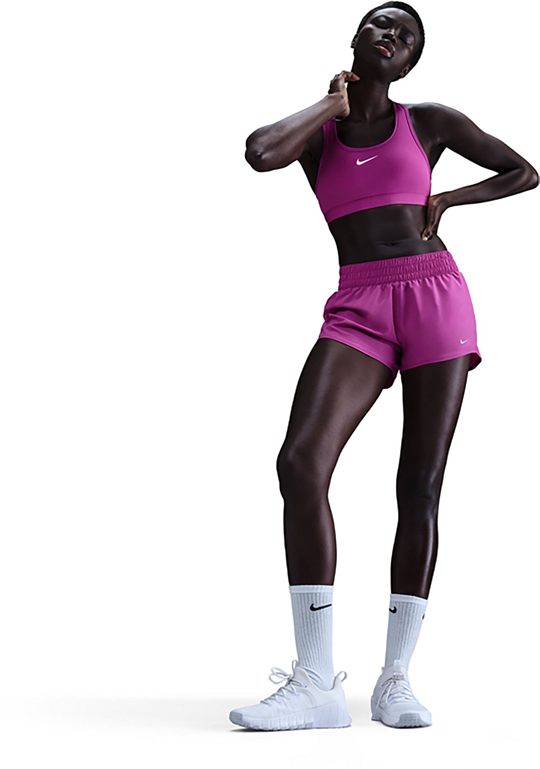 Nike Women's One Dri-FIT Mid-Rise Shorts 3in - view number 5