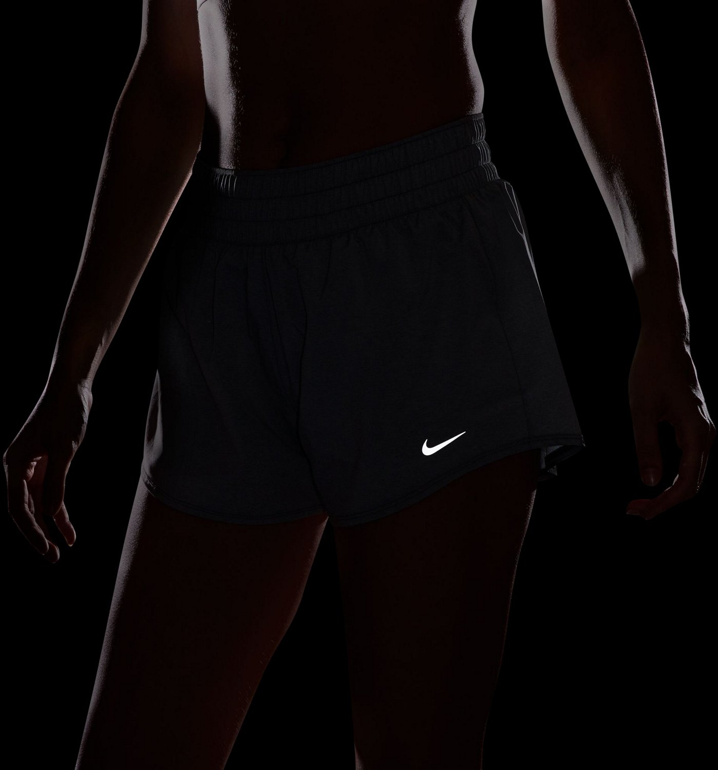 Nike Women's One Dri-FIT Mid-Rise Shorts 3in - view number 6