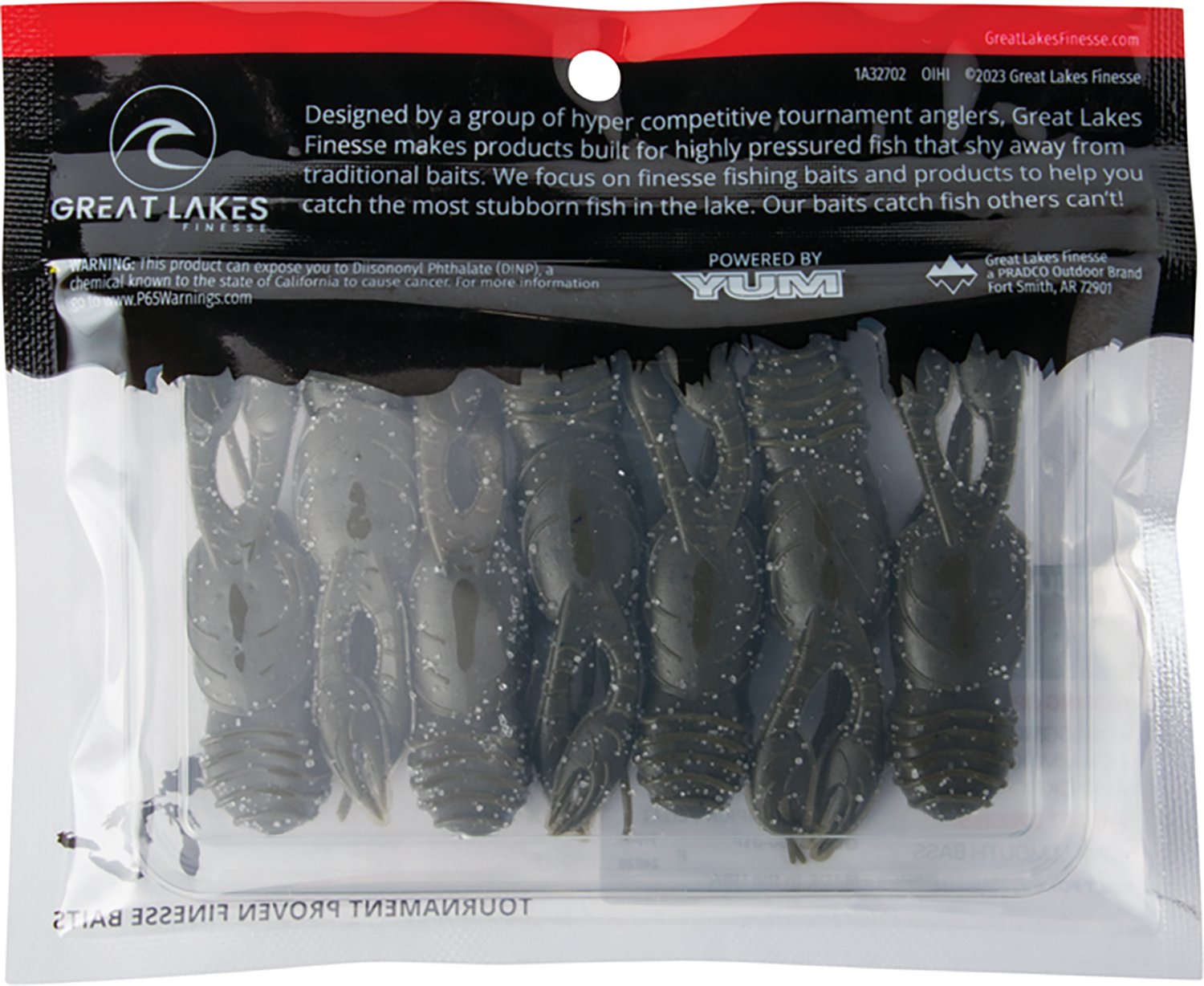 Great Lakes Finesse 2-1/2 in Juvy Craw Tube 7-Pack - view number 5