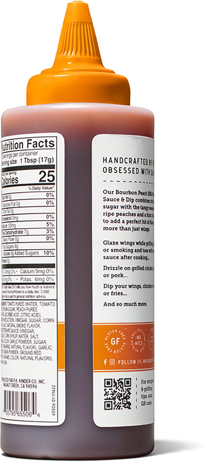 Kinder's Bourbon Peach BBQ Sauce 15.5 oz - view number 3