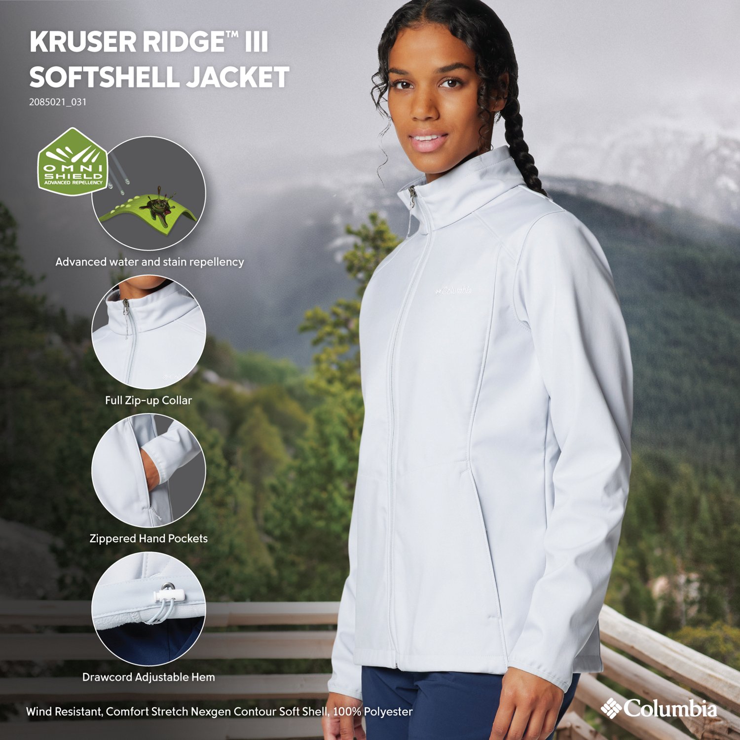 Columbia Sportswear Women's Kruser Ridge II Softshell Jacket - view number 7