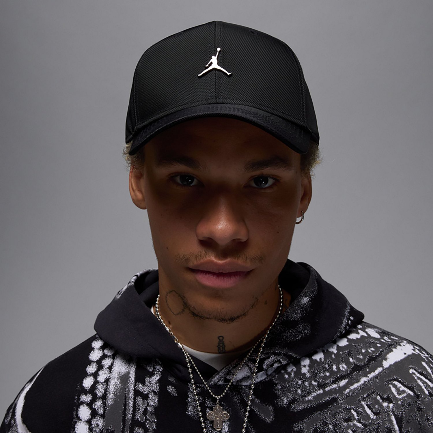 Jordan Adults' Structured Metal Jumpman Hat