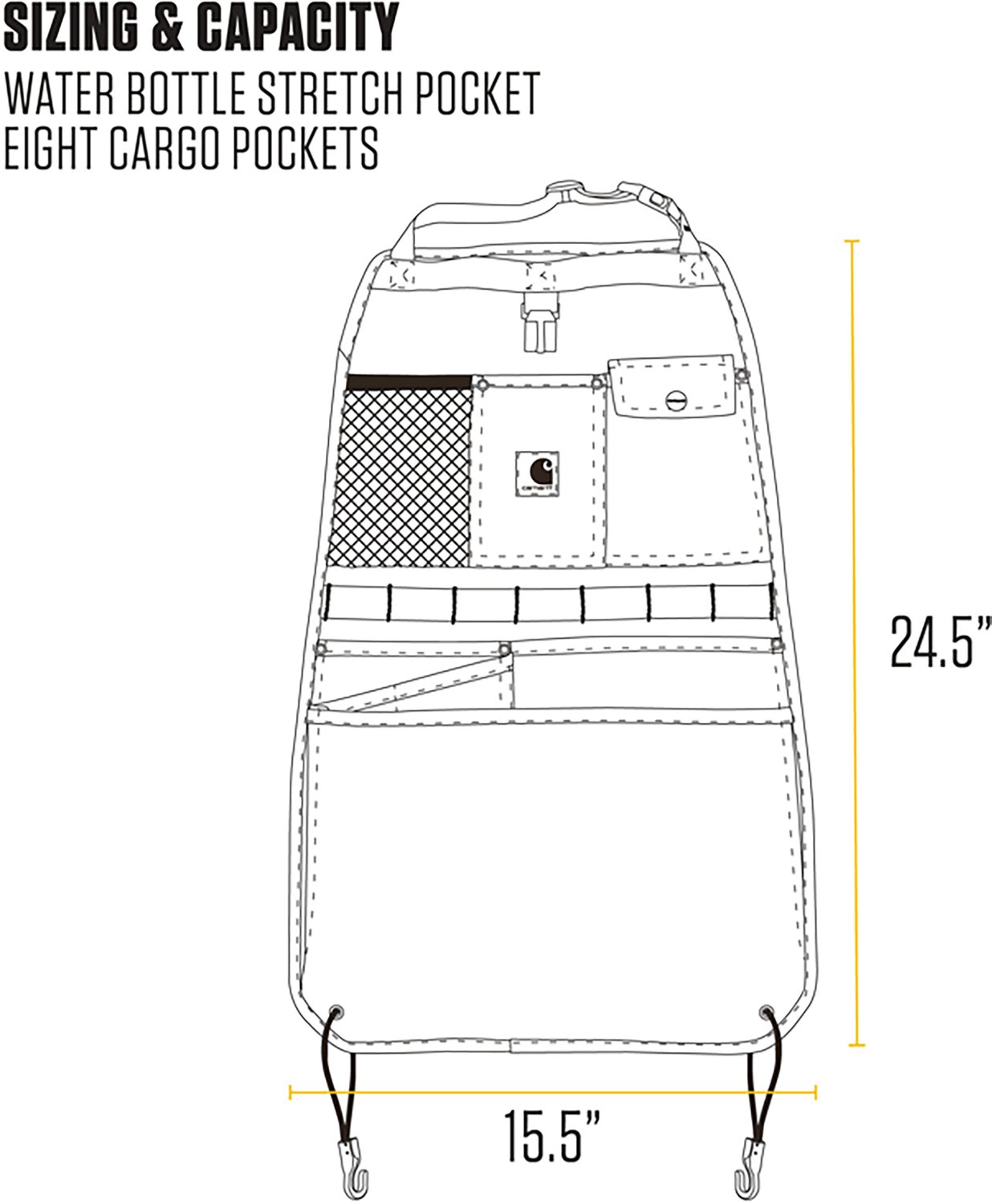 Carhartt University Seat Organizer                                                                                               - view number 5