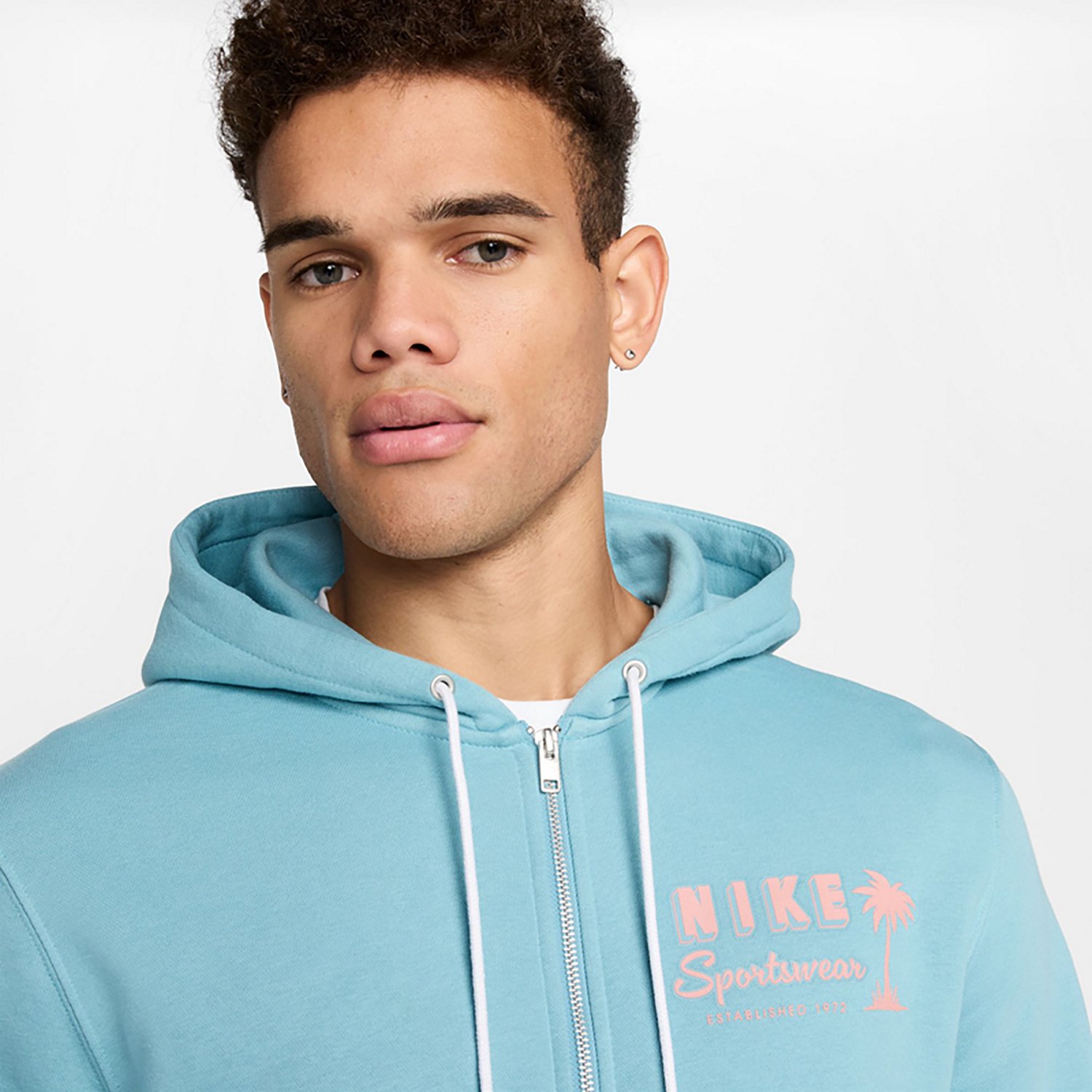 Nike Men's Club Full Zip Fleece Hoodie                                                                                           - view number 3