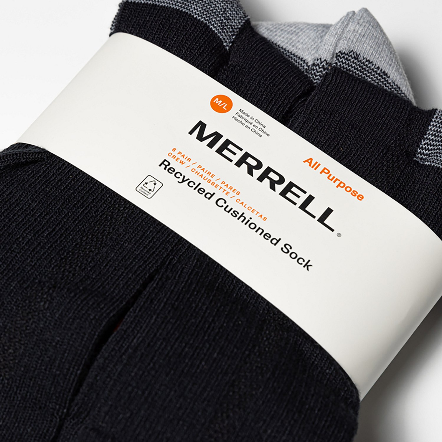 Merrell Outdoor Performance Everyday Cushion Crew Socks 6-Pack - view number 2