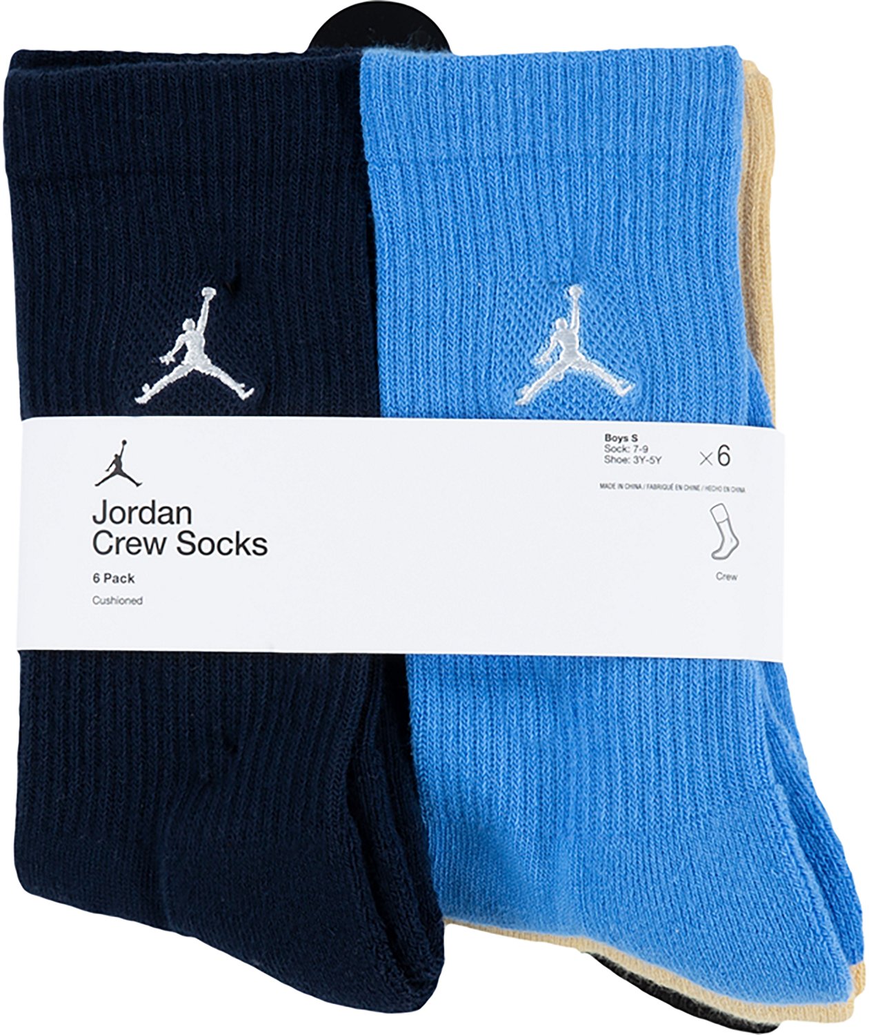 Jordan Kid's Everyday Essentials Crew Socks 6-Pack - view number 3