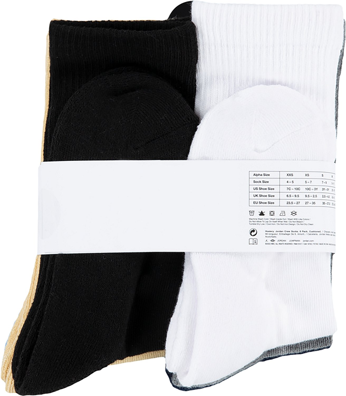Jordan Kid's Everyday Essentials Crew Socks 6-Pack - view number 4