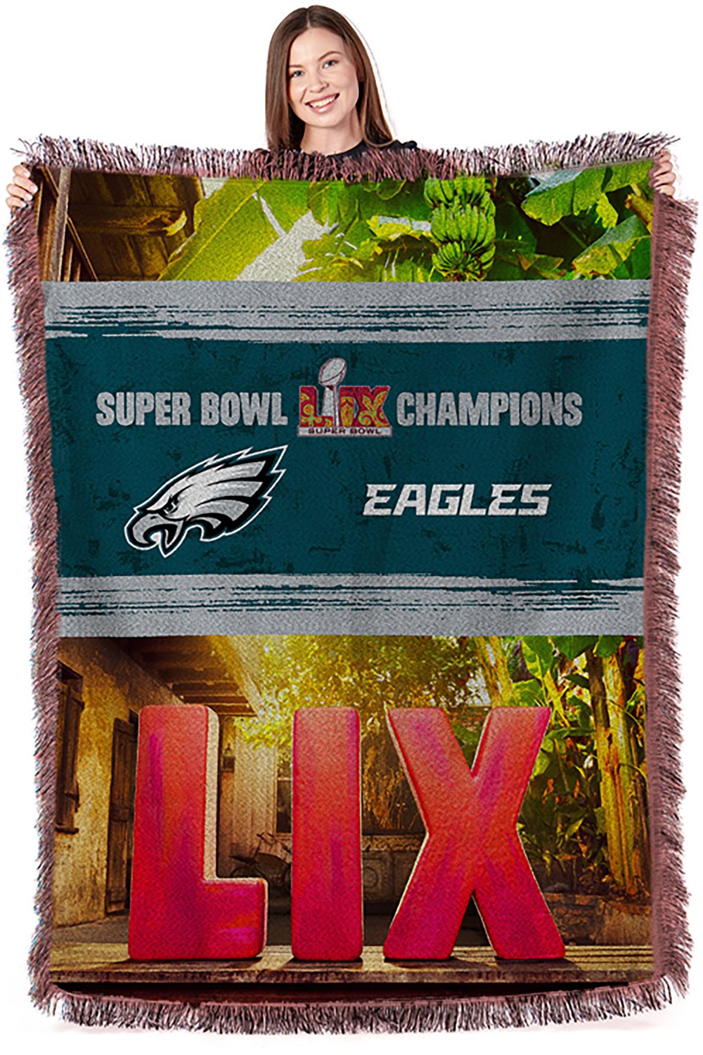 The Northwest Eagles '25 Super Bowl LIX Throw Blanket 48"x60" - view number 2