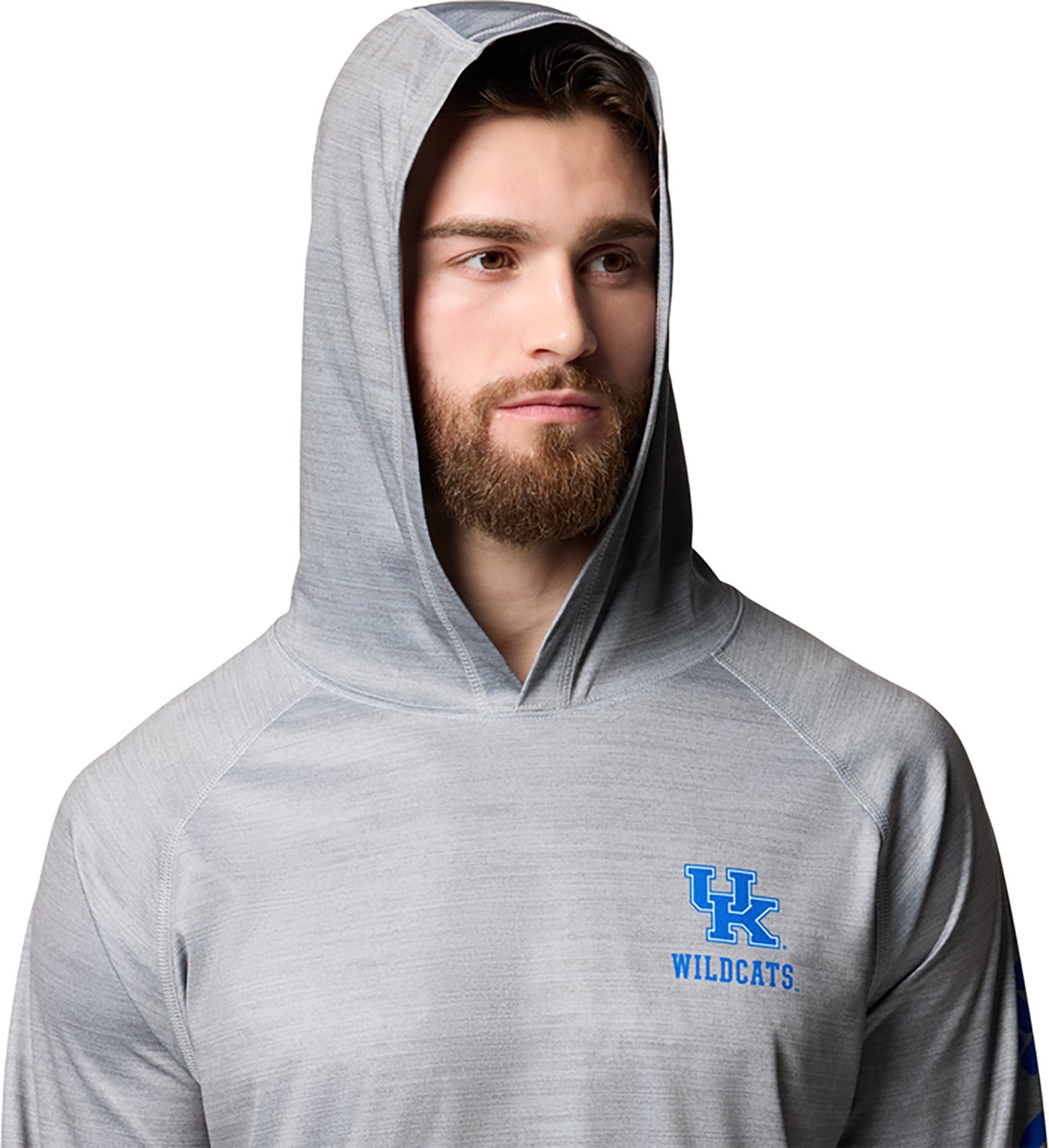Columbia Sportswear Men's University of Kentucky PFG Super Terminal Tackle Hoodie - view number 4
