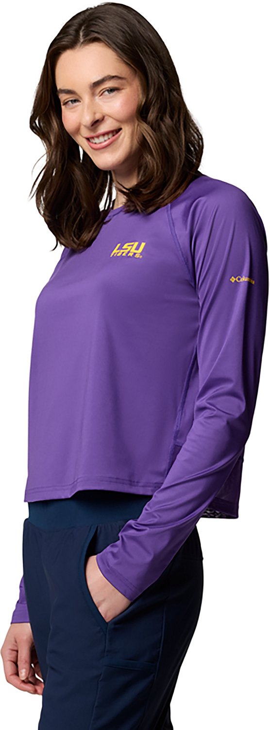 Columbia Sportswear LSU Tigers Women's Boundless Trek™ Active Long Sleeve Shirt - view number 3