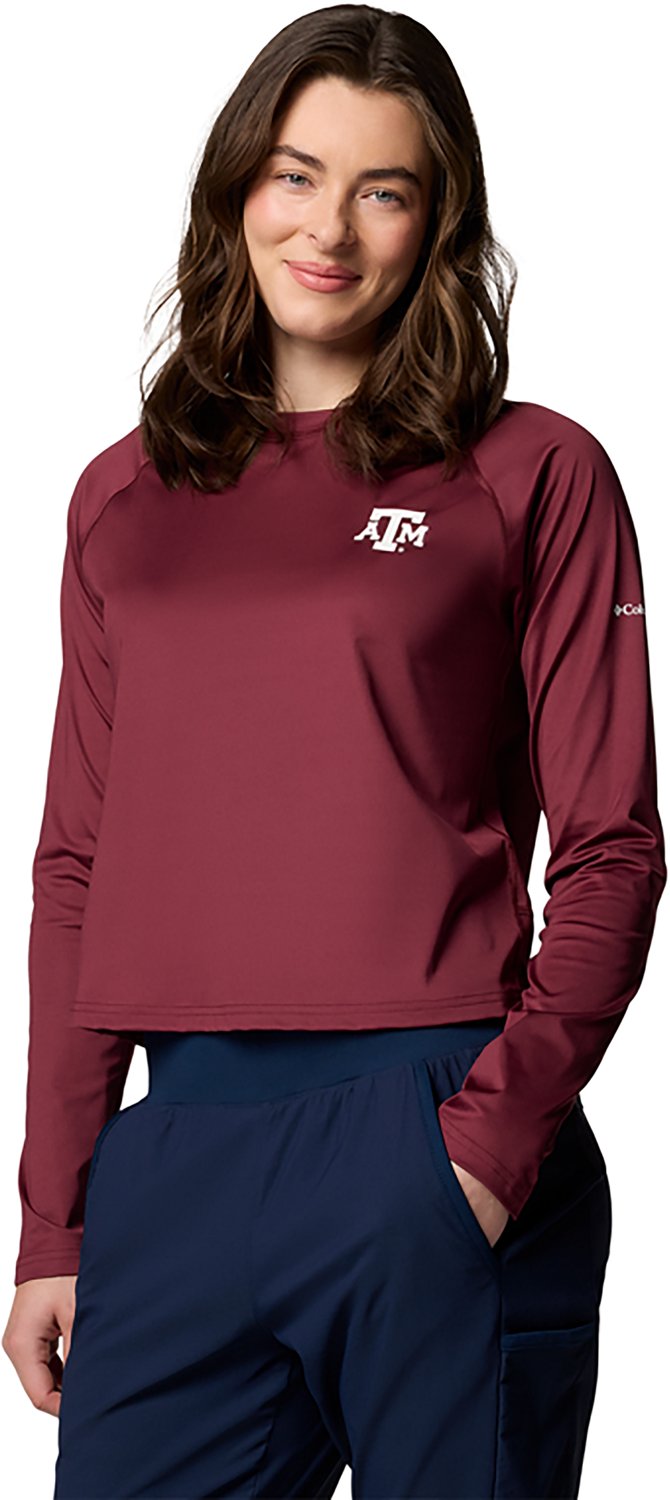 Columbia Sportswear Women's Texas A&M University Boundless Trek Active Long Sleeve Shirt - view number 3