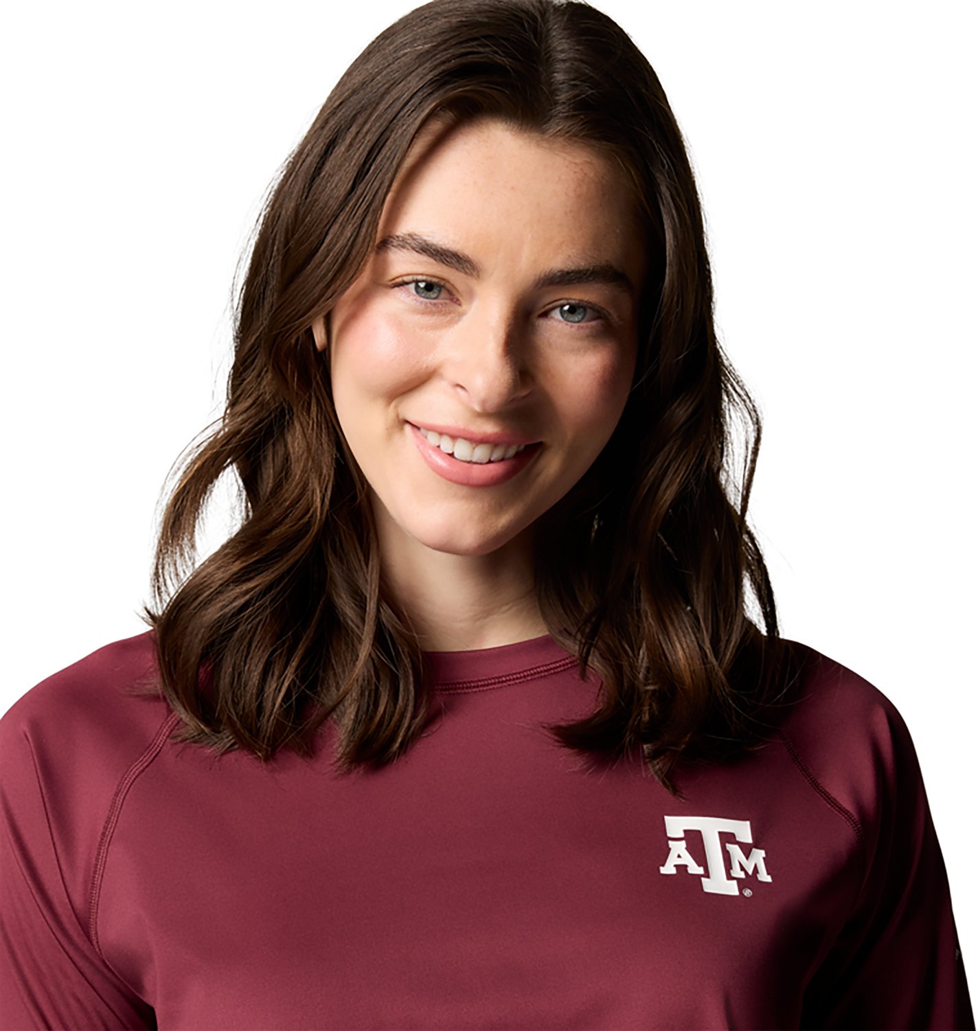 Columbia Sportswear Women's Texas A&M University Boundless Trek Active Long Sleeve Shirt - view number 4