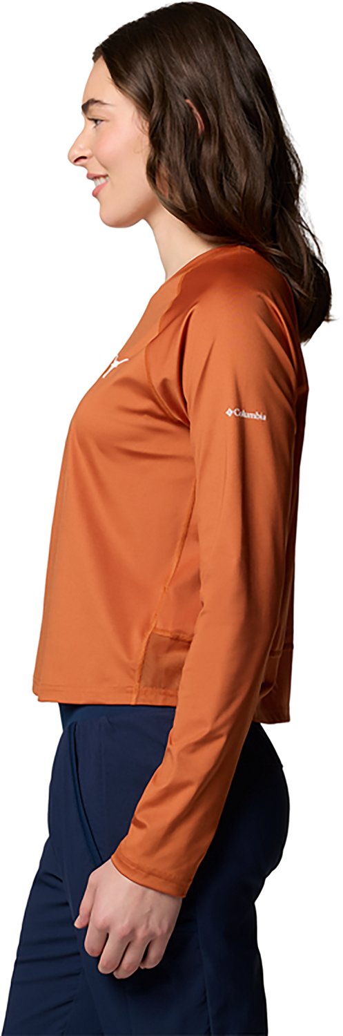 Columbia Sportswear Women's University of Texas Boundless Trek Active Long Sleeve Shirt - view number 3