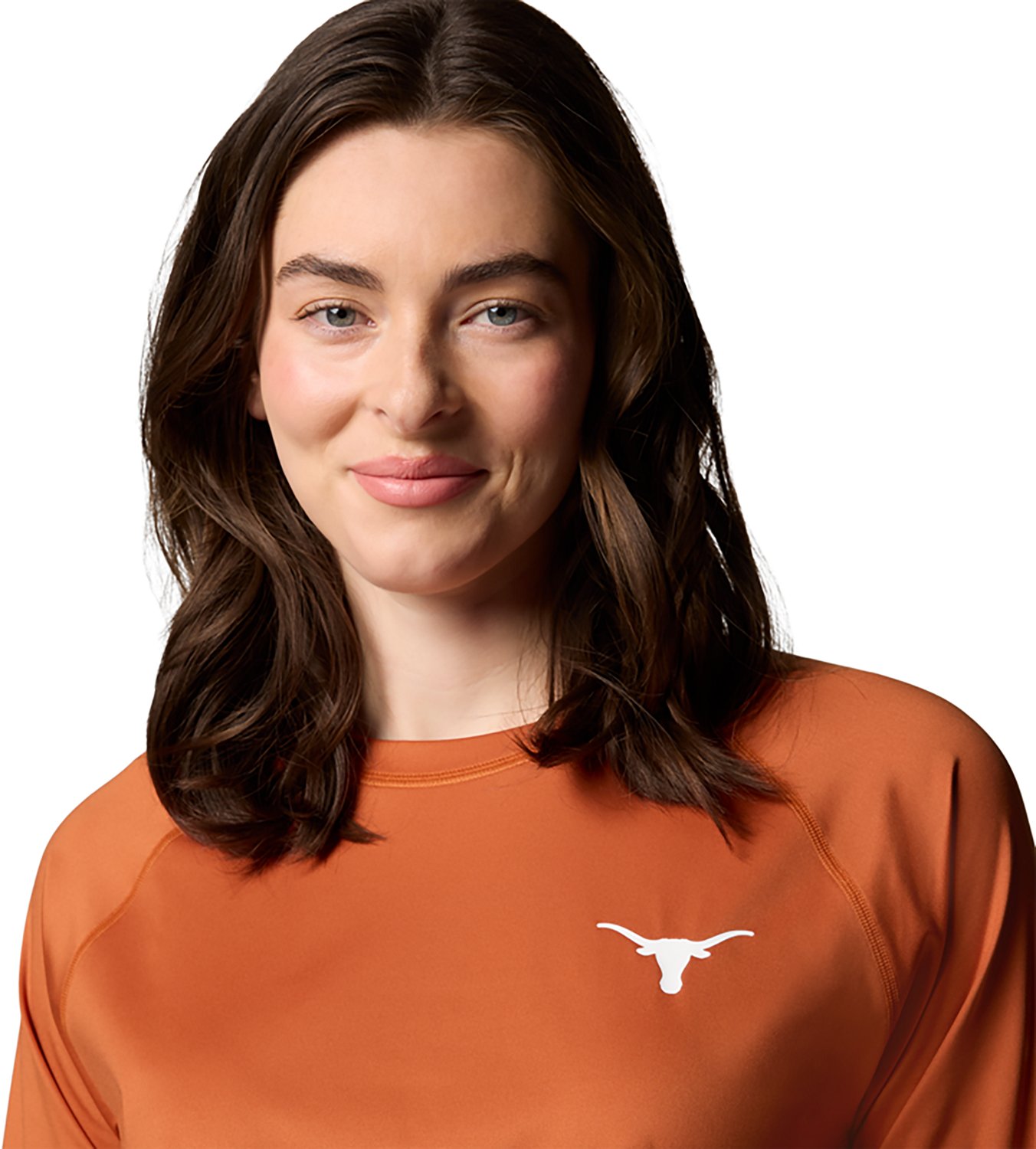 Columbia Sportswear Women's University of Texas Boundless Trek Active Long Sleeve Shirt - view number 4