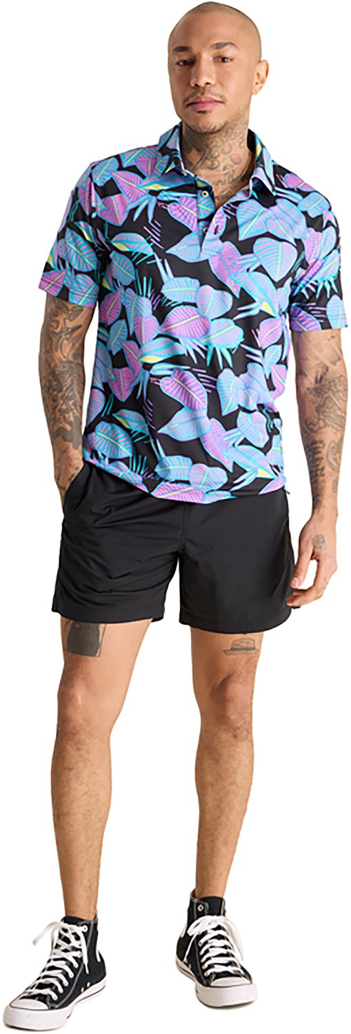 Chubbies Men's The Fluorescent Funk Performance Polo Shirt - view number 4