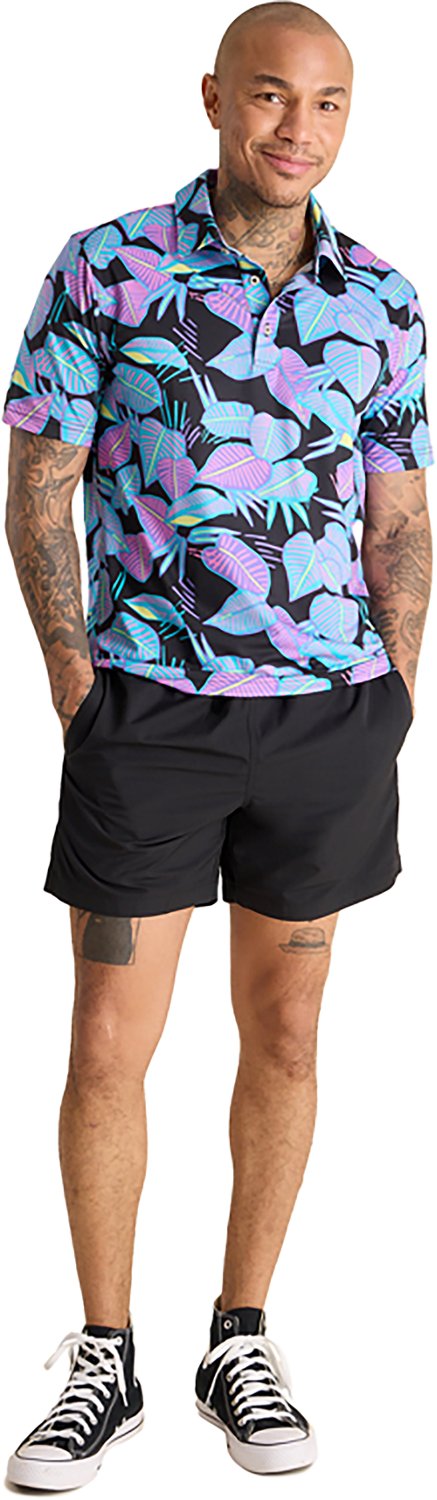 Chubbies Men's The Fluorescent Funk Performance Polo Shirt - view number 5