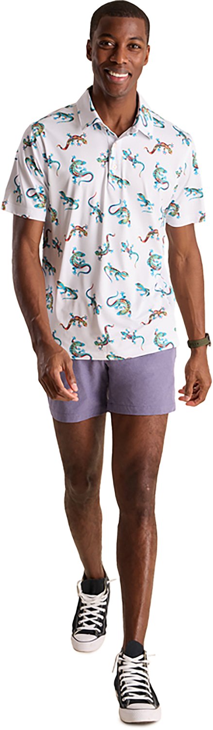 Chubbies Men's The Busy Lizard Performance Polo - view number 5
