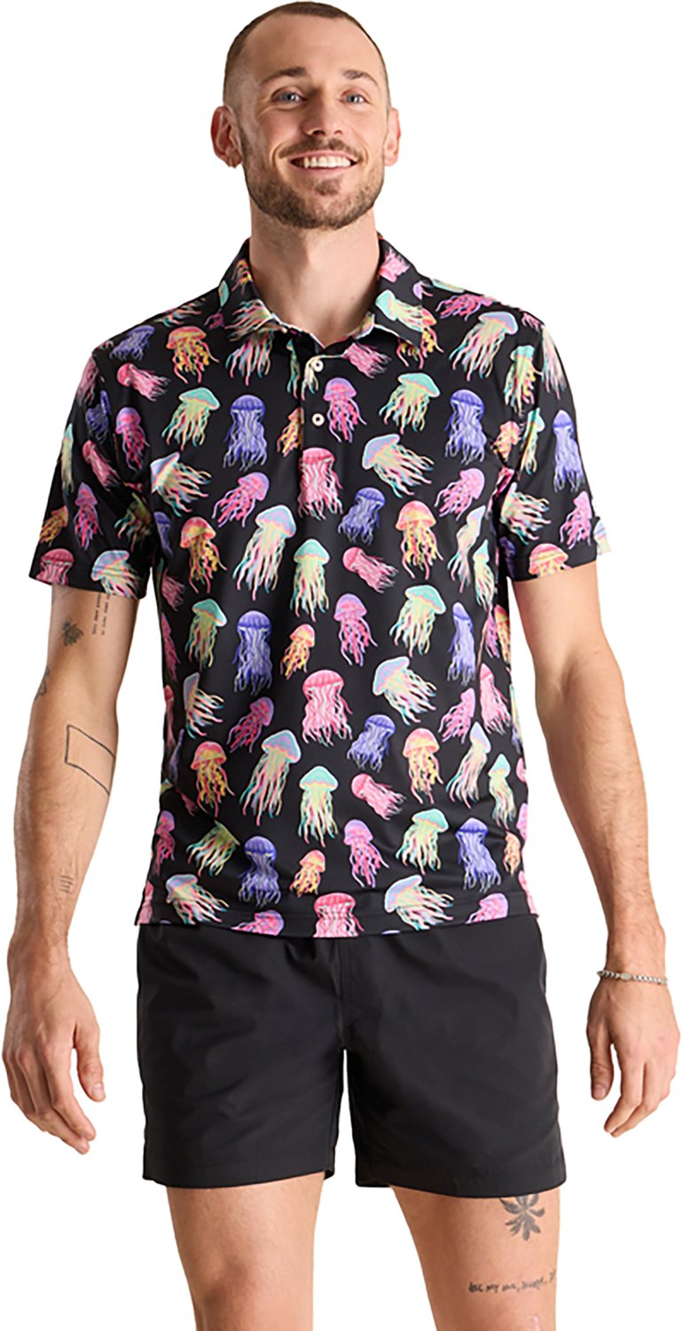 Chubbies Men's The Don't Be Jelly Performance Polo Shirt