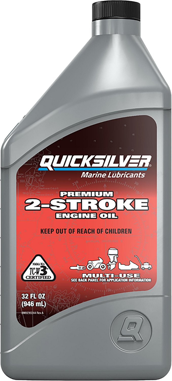 Quicksilver Premium 2-Cycle TC-W3 Oil 1 qt                                                                                       - view number 1